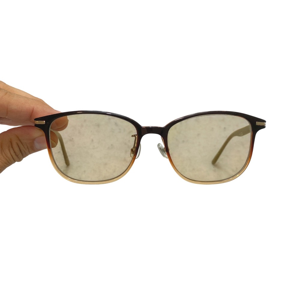 Zoff ZA201G01J Sunglasses Unisex Brown Two-Tone French Plastic Square 55-18-143